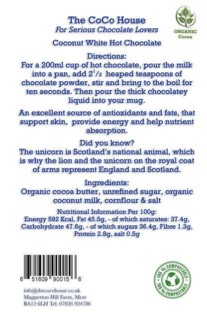 Coconut White Hot Chocolate