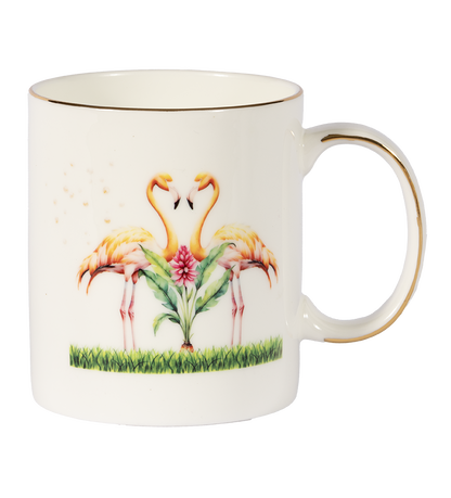 Flamingo - Fine bone china mug