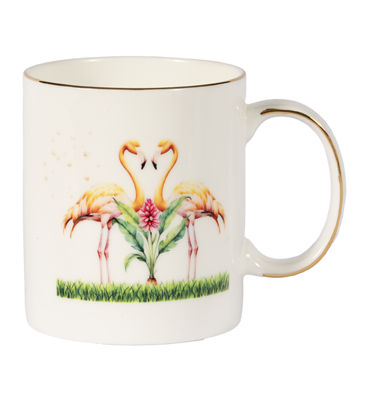 Flamingo - Fine bone china mug