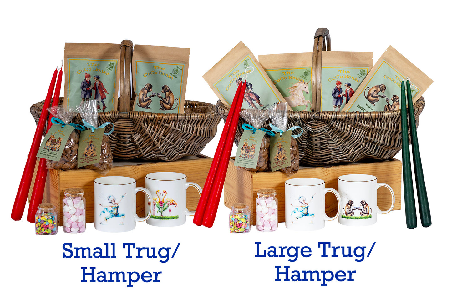 CoCo House Hot Chocolate Hamper/Trug - Large